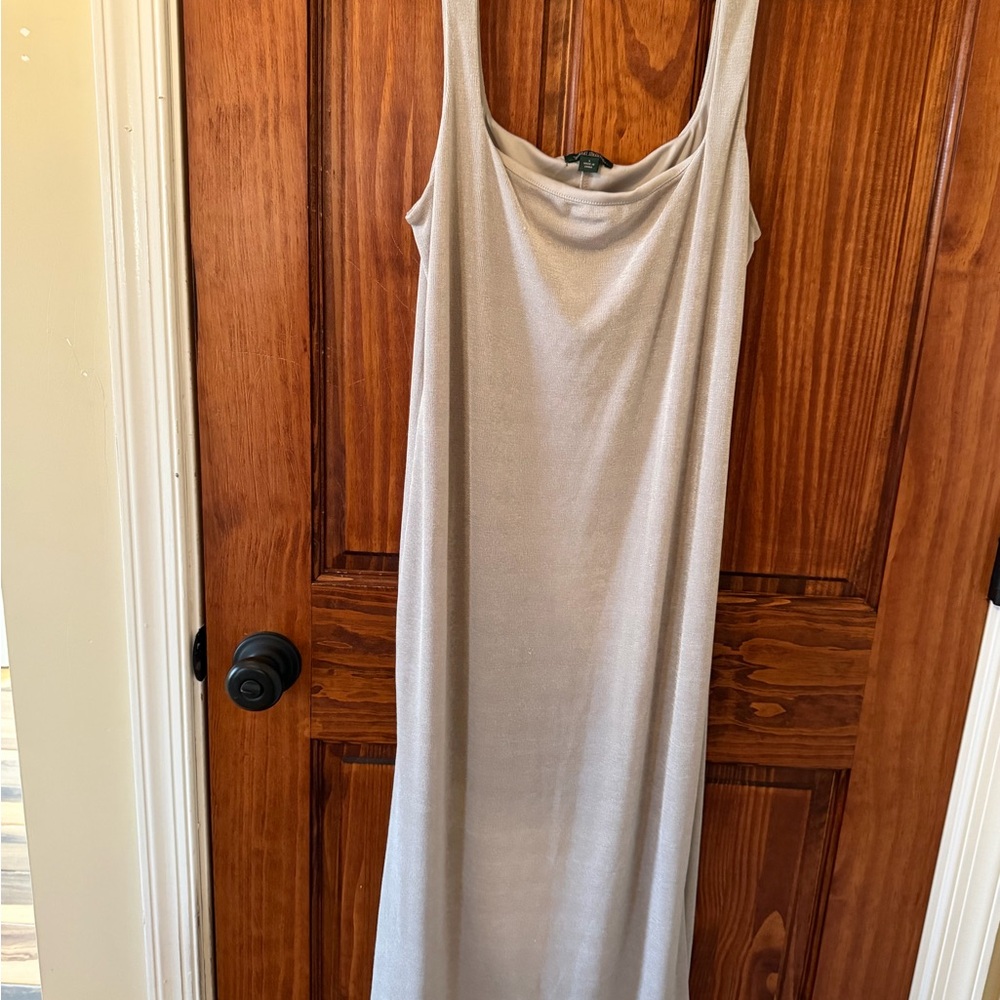 Wild Fable Silver Midi Dress